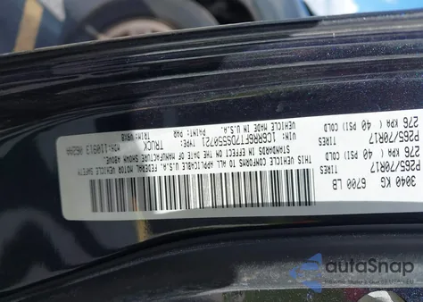 2013 Ram 1500 Tradesman z USA, uszkodzony, nr VIN 1C6RR6FT7DS550721